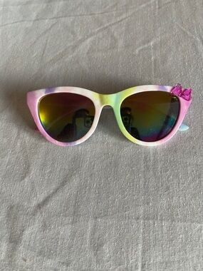Disney Kids Rainbow Pink Purple Cat-Eye Sunglasses